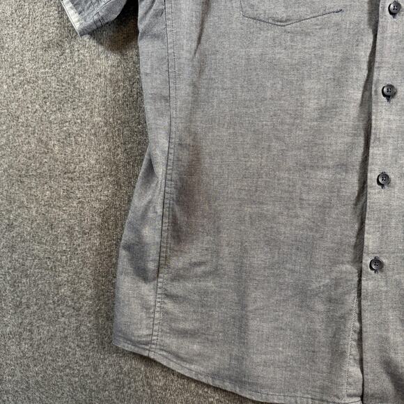 Arc'teryx Shirt Mens Large Gray Short Sleeve Button Up Casual Hiking - Picture 10 of 11